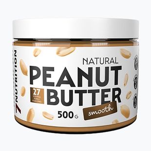 Unt de arahide 7Nutrition 500 g peanuts smooth