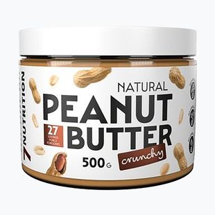 Unt de arahide 7Nutrition 500 g crunchy peanuts