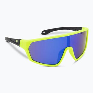 Ochelari de soare pentru copii GOG Flint  matt neon yellow/black/polychromatic blue