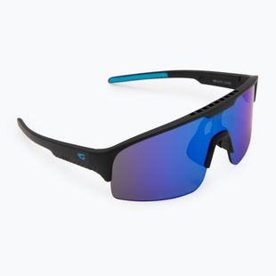 Ochelari de soare pentru copii GOG Petra matt black/blue reflex blue