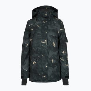 Geacă de snowboard pentru femei 4F F586 multicolour allover