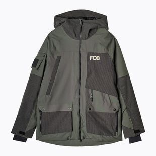 Geacă de snowboard pentru bărbați 4F M511 khaki