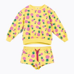Set pentru copii KID STORY Hanorac și Pantaloni scurți sweet pineapple