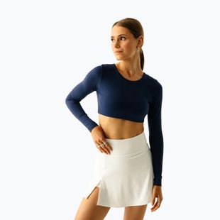 Top de yoga pentru femei JoyInMe Core Crop Top dark navy