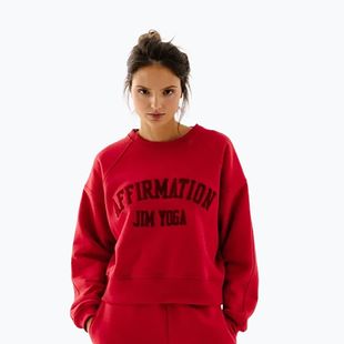 Bluză fleece pentru femei JoyInMe Classic Pullover berry crash