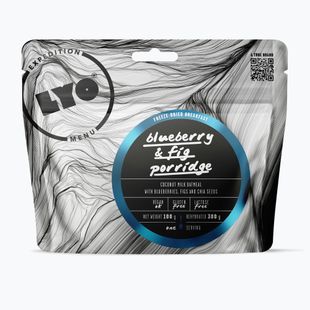 Alimente liofilizate LYOFOOD Fulgii de ovăz cu smochine și fructe de pădure 300 g