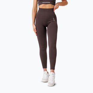 Colanți de antrenament pentru femei Carpatree Allure Seamless berry brown