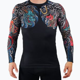 Jachetă pentru bărbați Ground Game Bushido 3.0 Rashguard negru RASHBUSH3BLA