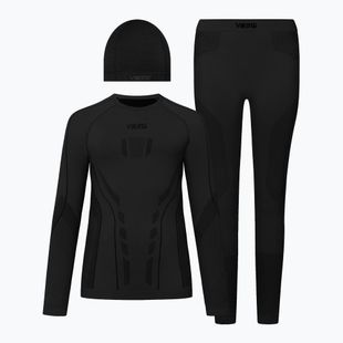 Set de lenjerie termoactivă pentru copii Viking Football Riko 2.0 Base Layer black