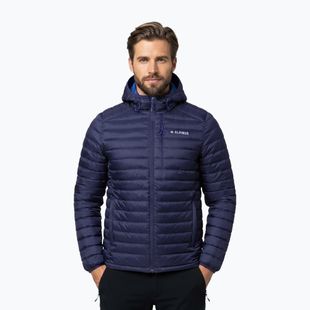 Geacă cu puf pentru bărbați Alpinus Kiruna navy blue