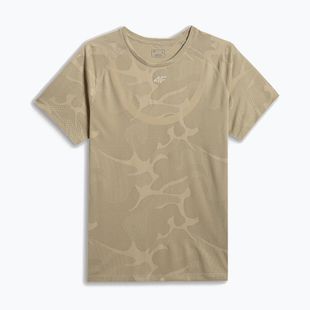 Tricou de antrenament bărbați 4F Athletic FNK M1777 beige