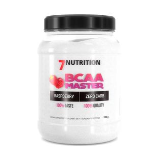 BCAA Master 7Nutrition aminoacizi 500g zmeură 7Nu000333- zmeură