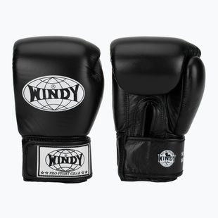 Mănuși de box WINDY Classic Genuine Leather black