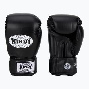 Mănuși de box WINDY Classic Synthetic Leather black