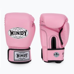 Mănuși de box WINDY Classic Synthetic Leather pink