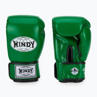 Mănuși de box WINDY Classic Synthetic Leather green