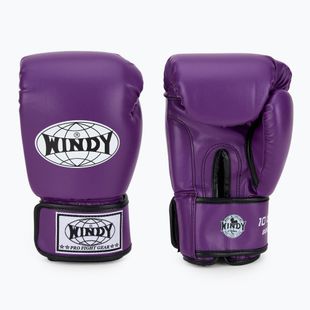 Mănuși de box WINDY Classic Synthetic Leather purple