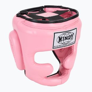Cască de box  WINDY Genuine Leather pink