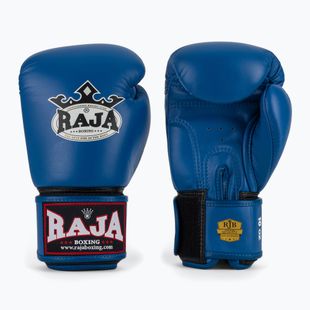 Mănuși de box RAJA BOXING Single Standard Genuine Leather blue