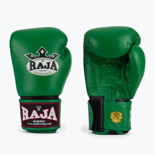 Mănuși de box RAJA BOXING Single Standard Genuine Leather green