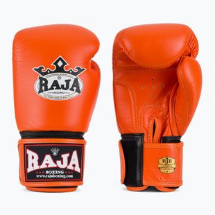 Mănuși de box RAJA BOXING Single Standard Genuine Leather orange