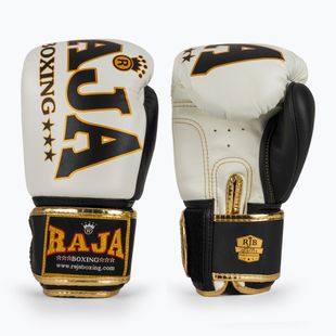 Mănuși de box RAJA BOXING Origin Standard Genuine Leather white
