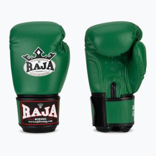 Mănuși de box RAJA BOXING Single Semi Leather green