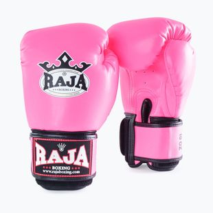 Mănuși de box RAJA BOXING Single Semi Leather pink