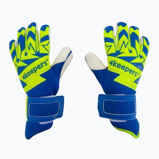 Mănuși de portar 4Keepers Equip Breeze Nc albastru-verzi EQUIPBRNC