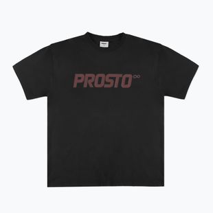 Tricou pentru bărbați PROSTO Big Logo washed black
