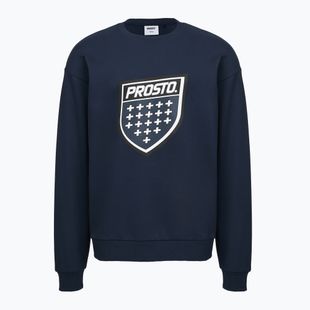 Bluză pentru bărbați PROSTO Big Shield Crewneck navy