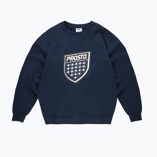Bluză pentru bărbați PROSTO Big Shield Crewneck navy