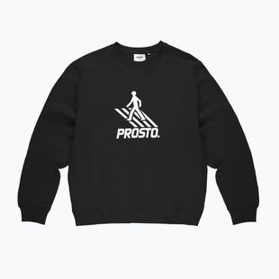 Bluză pentru bărbați PROSTO Crossing Crewneck black