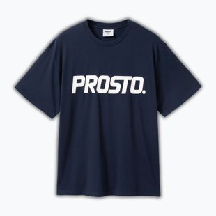 Tricou pentru bărbați PROSTO Big Log navy blue