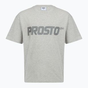 Tricou pentru bărbați PROSTO Big Log grey/melange