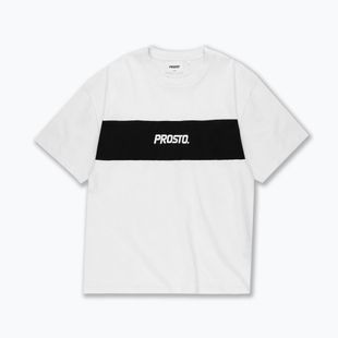 Tricou pentru bărbați PROSTO Root white/black