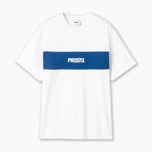 Tricou pentru bărbați PROSTO Root white/navy blue