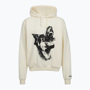 Bluză pentru bărbați PROSTO Hoodie Bark off white