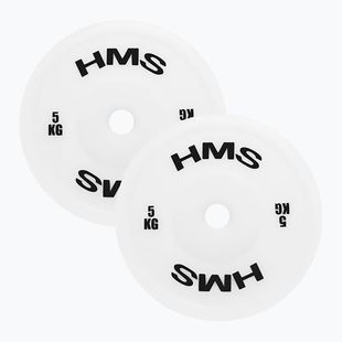 PE Greutate olimpică HMS TPP05 2 x 5 kg alb