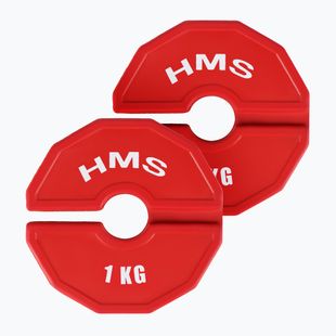 Greutate pe echipament de tip suprapunere HMS TSN100 2 x 1 kg red