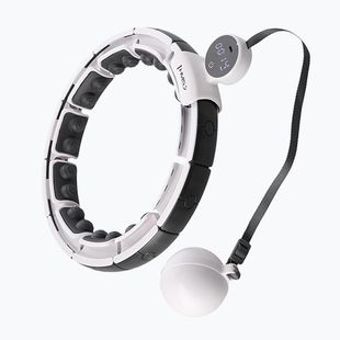 Hula hop cu greutate și contor HMS HHM16 alb