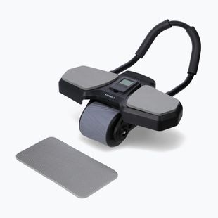 Rolă automată pentru exersarea mușchilor abdominali cu suport HMS KA10 negru