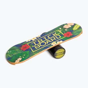 Placă de echilibru cu rolă Trickboard Classic Tropical colorată TB-17131