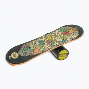 Placă de echilibru cu rolă Trickboard Classic Get Tricky colorată