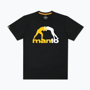 Tricou pentru bărbați MANTO Logo negru