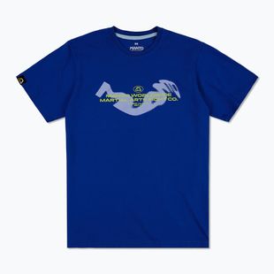 Tricou MANTO Halftone albastru marin