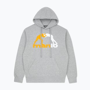 Bluză pentru bărbați MANTO Logo Hoody gri