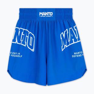 Pantaloni scurți de box pentru bărbați MANTO Varsity albastru