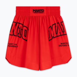 Pantaloni scurți de box pentru bărbați MANTO Varsity roșu