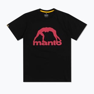 Tricou pentru bărbați MANTO Vibe 25 negru/roșu
